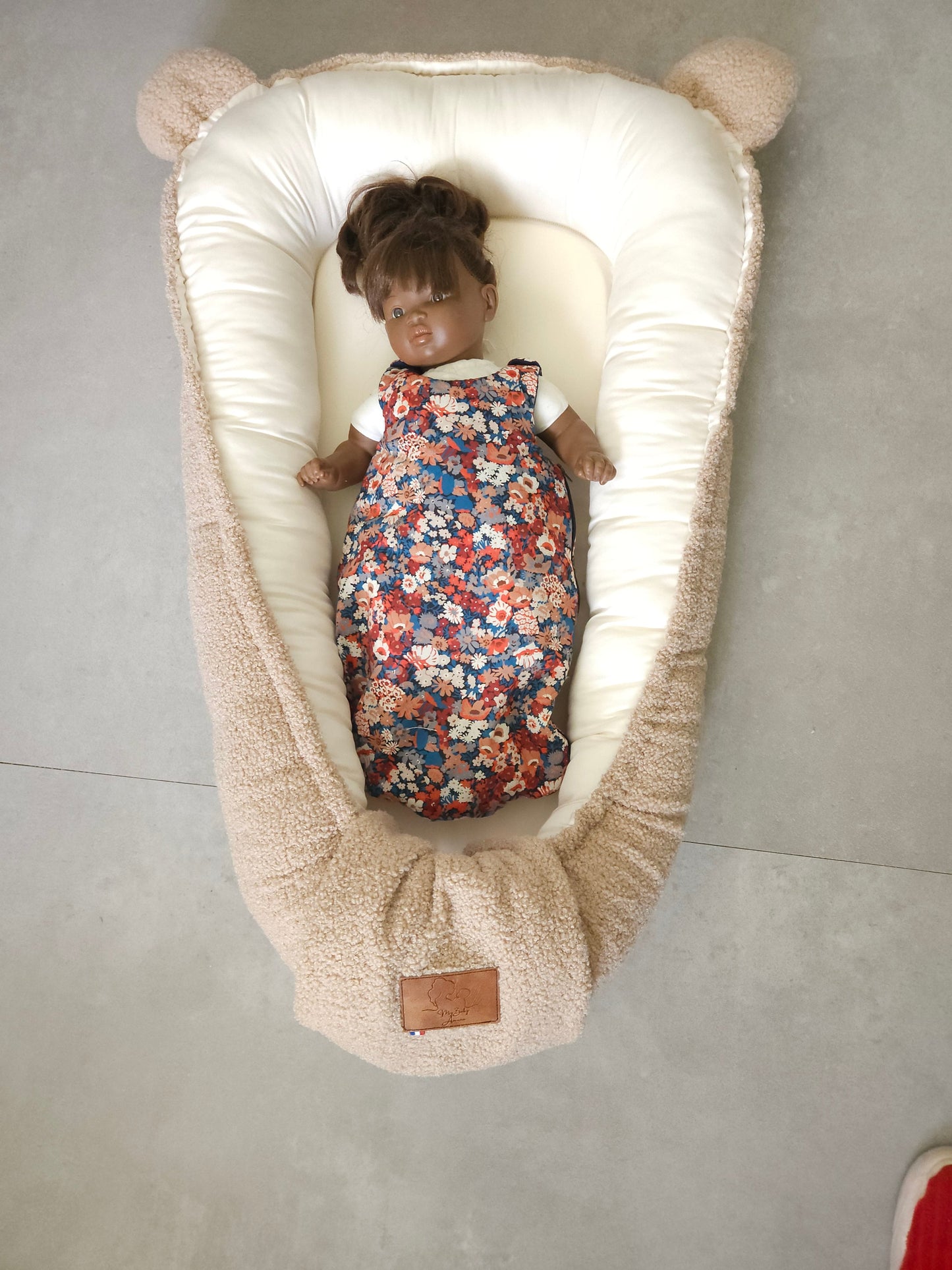 Réducteur de lit ours beige My Baby Avenue