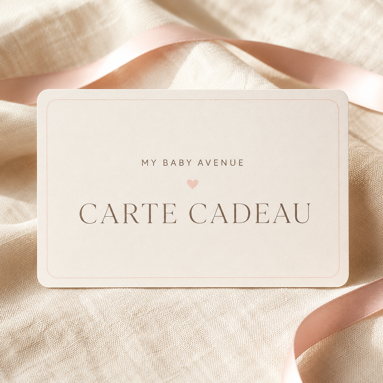 Carte cadeau My Baby Avenue blanche