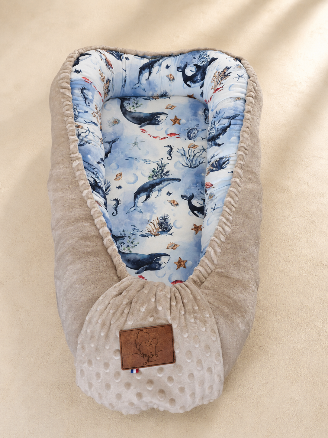 Création bébé personnalisable My Baby Avenue sur fond ivoire