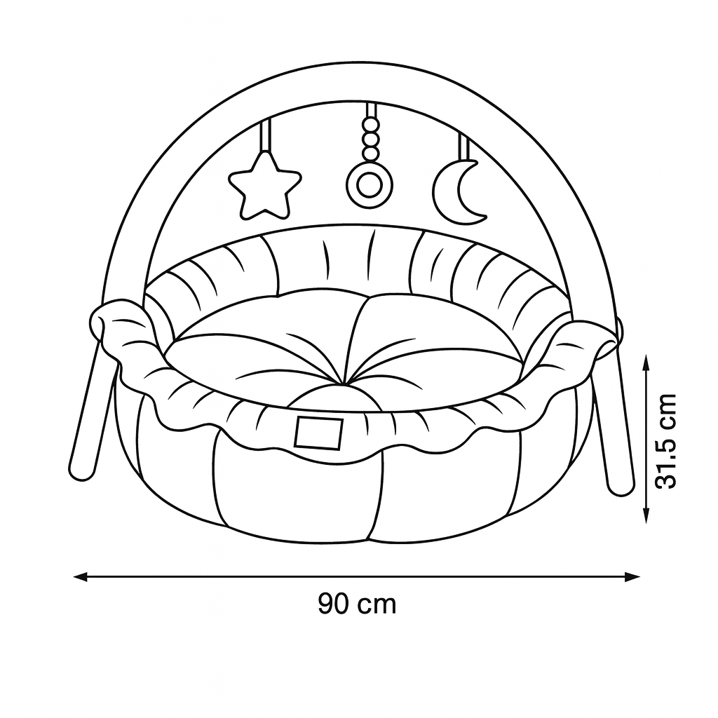 Tapis d'éveil Essentiel (unis standards) My Baby Avenue