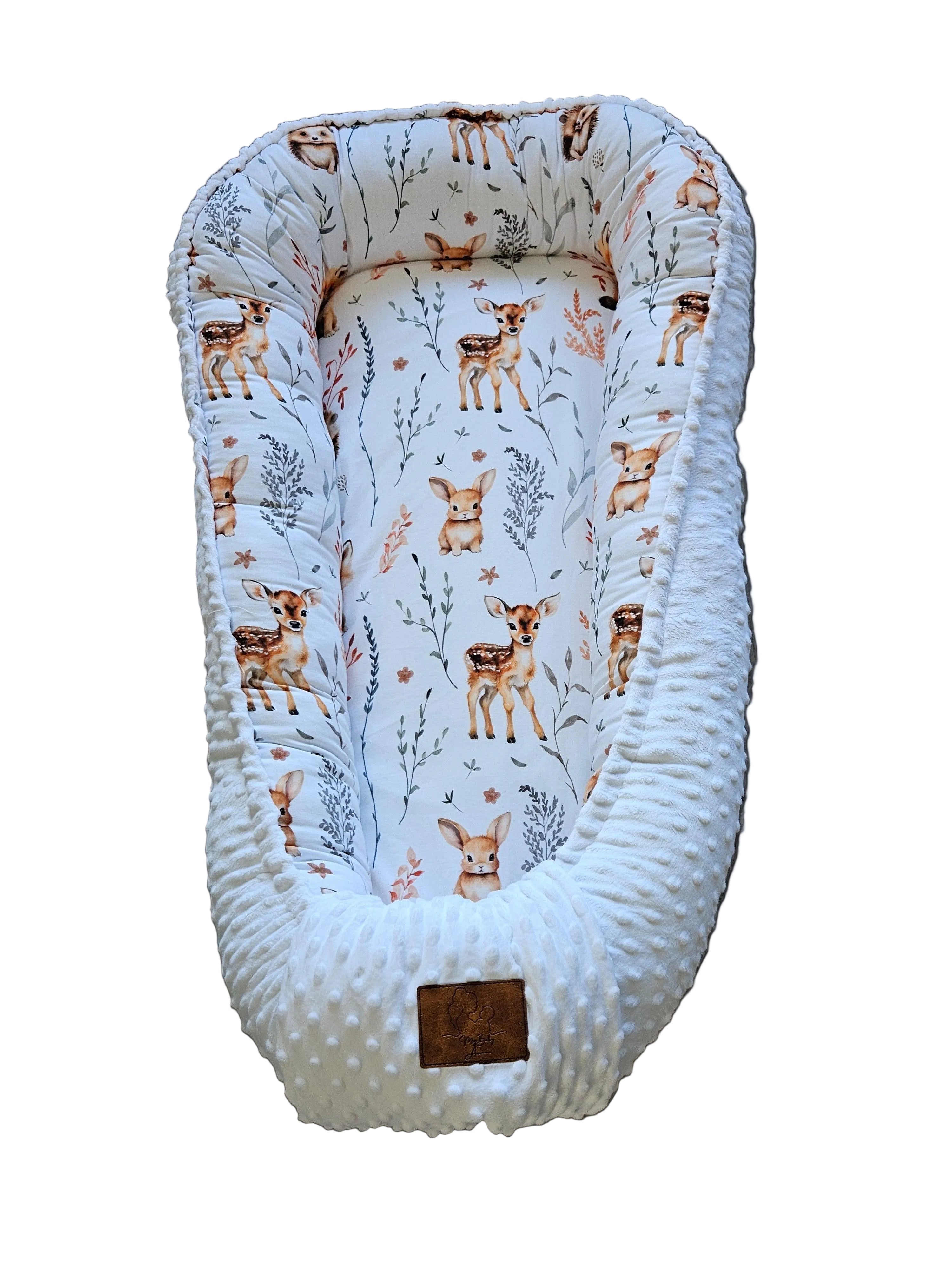 Pack Confort bébé Animaux de la forêt blanc My Baby Avenue
