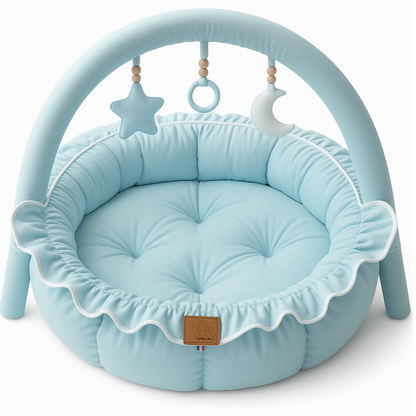 aTapis d'éveil bleu ciel Essentielle (unis standard) My Baby Avenue