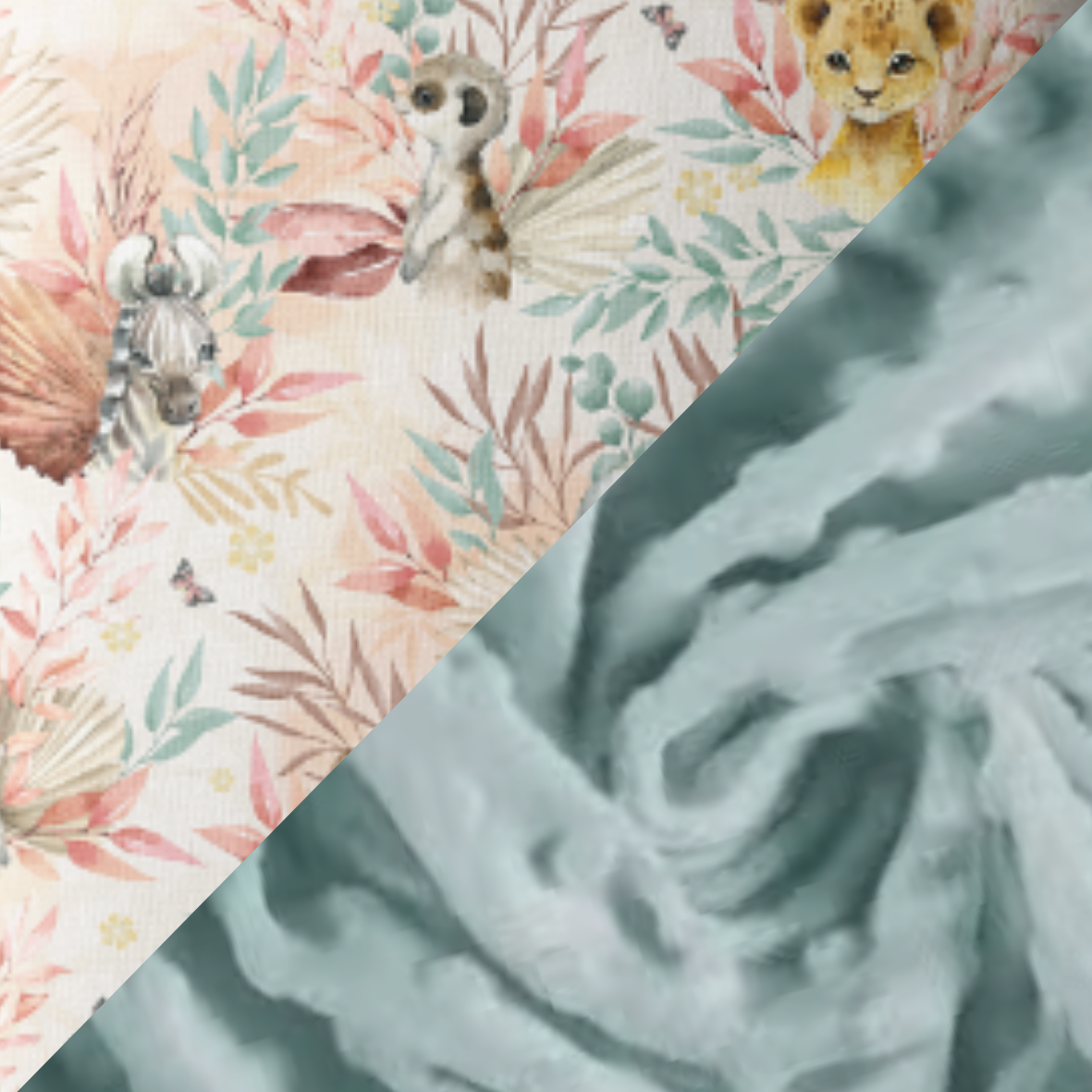 Réducteur de Lit Motifs avec son coussin anti - tête plate My Baby Avenue