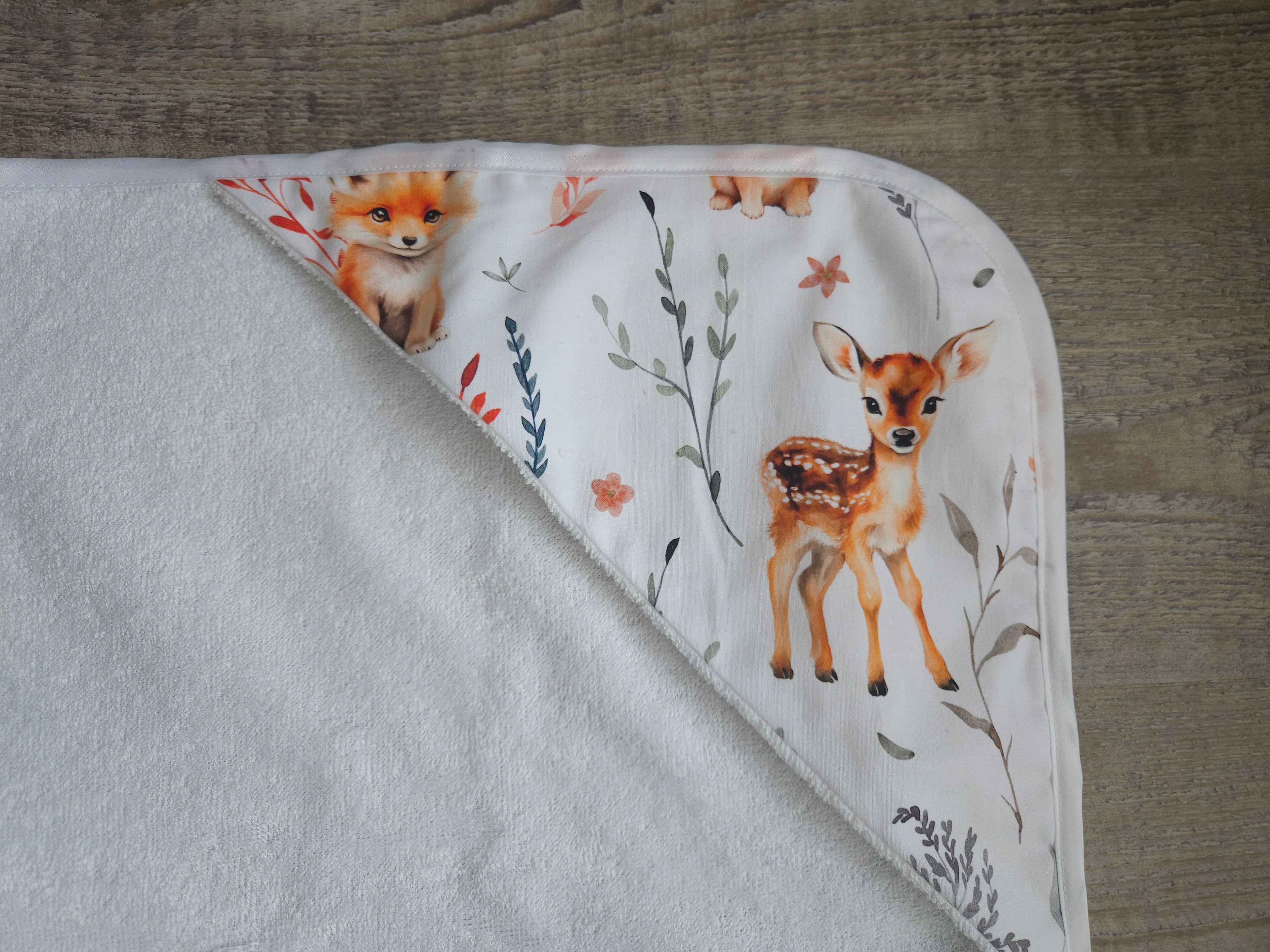 Cape de bain bébé Animaux de la forêt My Baby Avenue