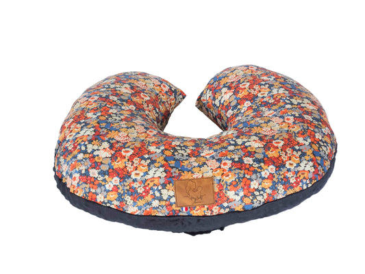 Coussin d'Allaitement Liberty Bleu Nuit My Baby Avenue