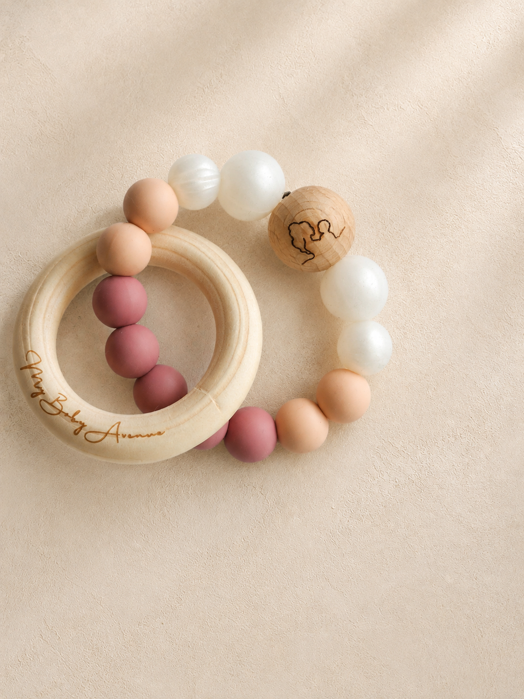 Anneau de dentition – bois et silicone