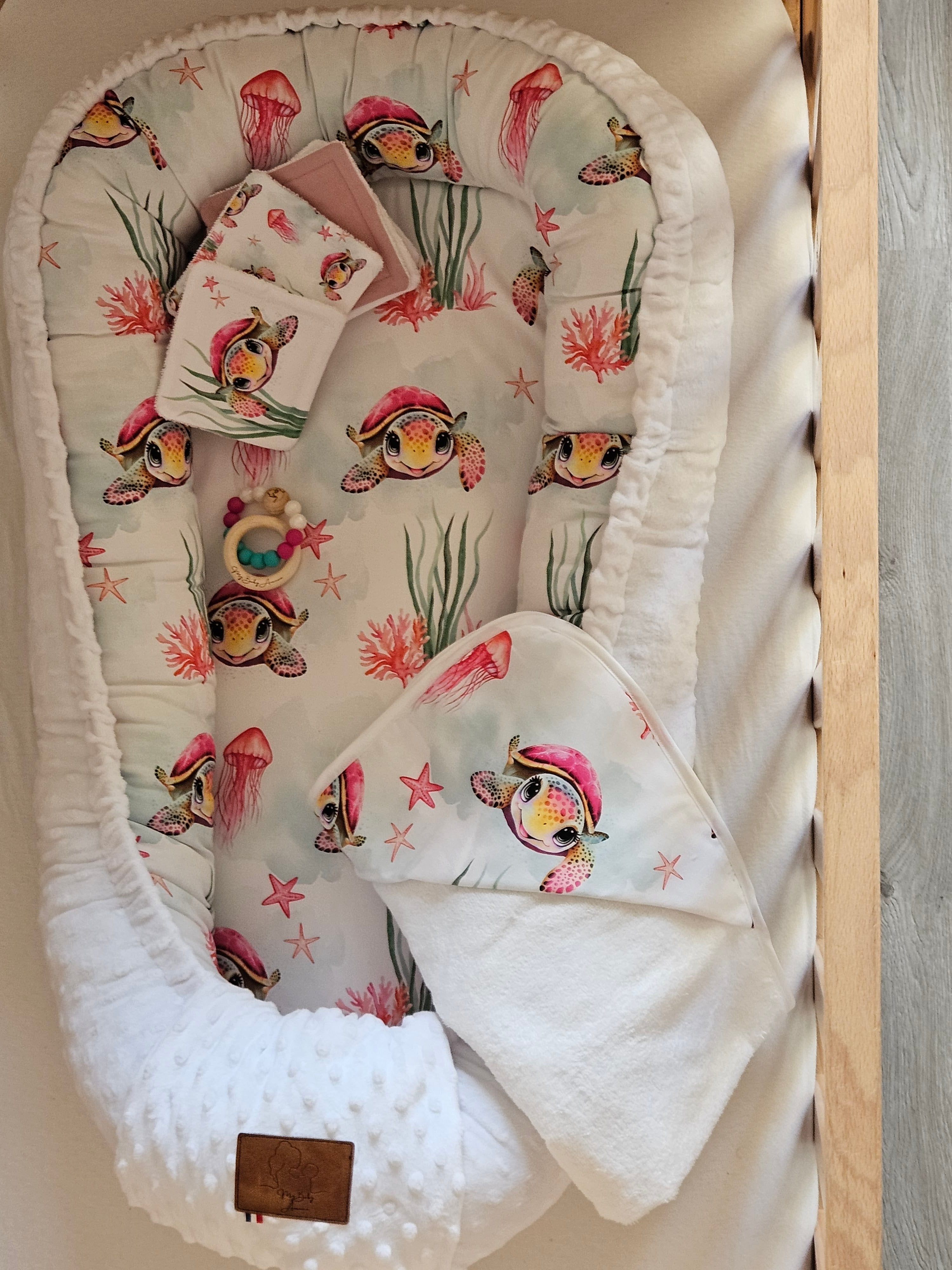 Pack Confort bébé Tortue Rose My Baby Avenue
