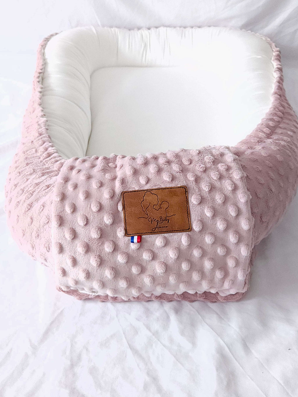Réducteur de lit vieux rose – Collection Essentiels – My Baby Avenue