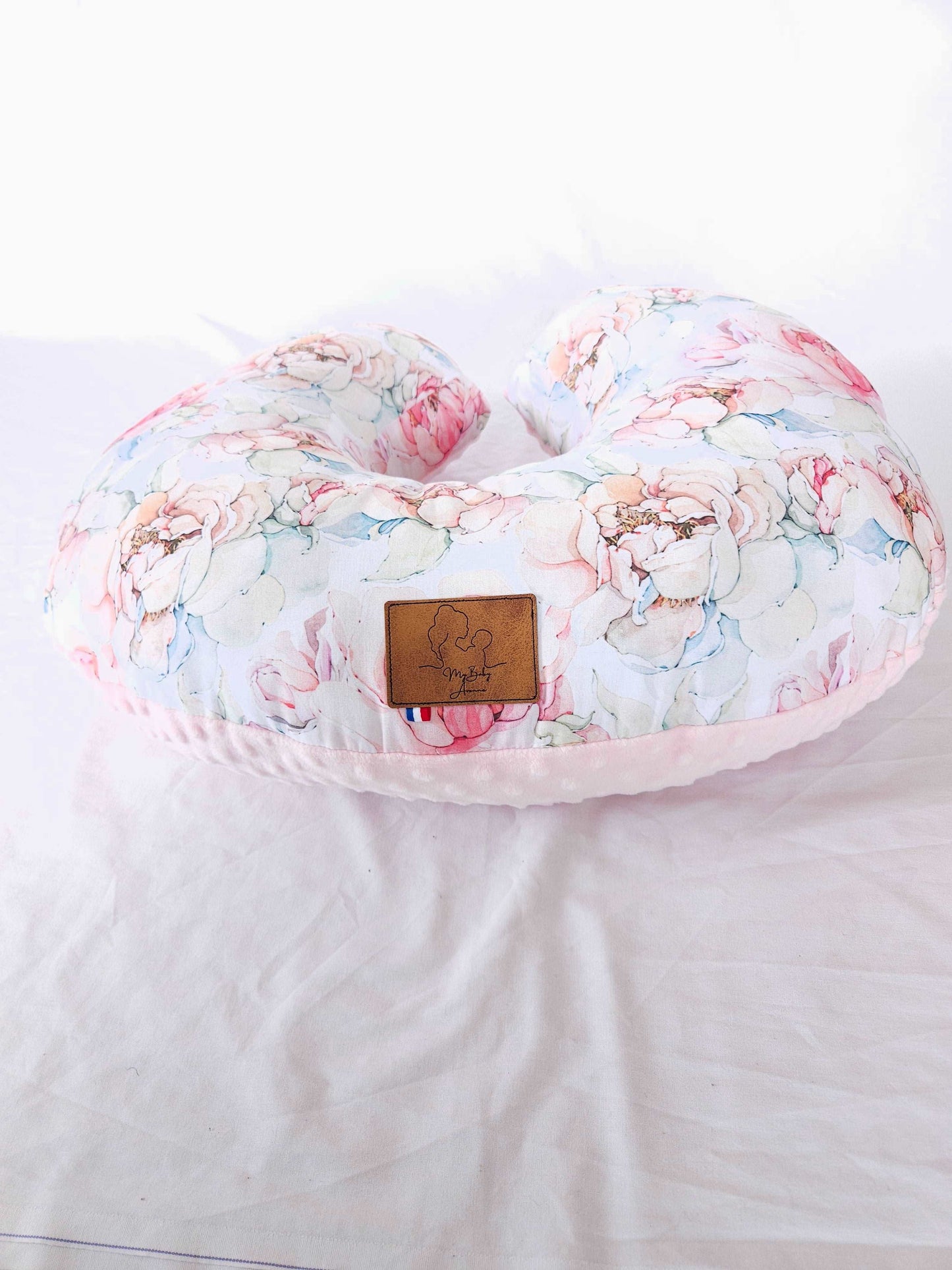 Coussin d'Allaitement pivoine My Baby Avenue