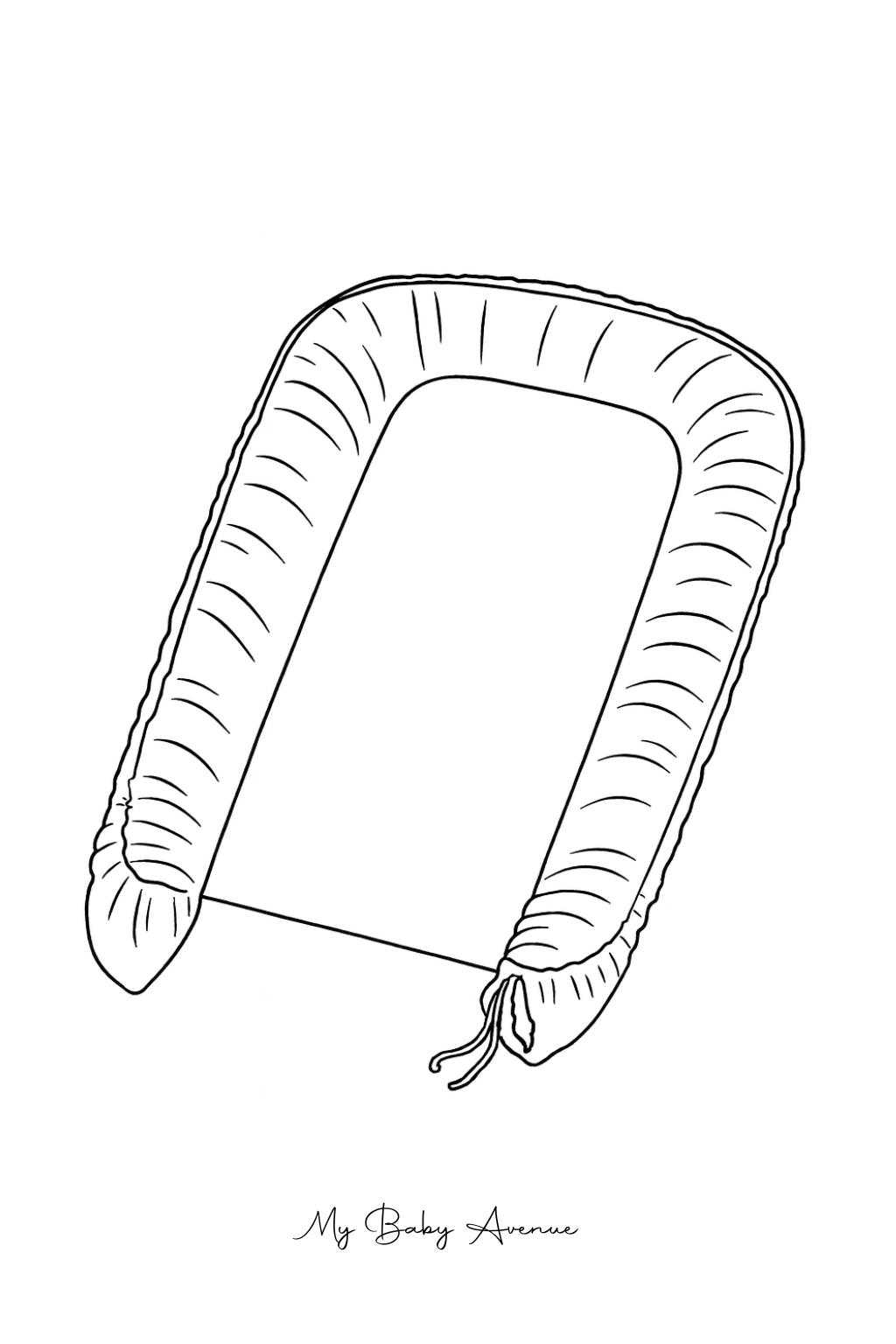 Réducteur de Lit Essentiels avec son coussin anti-tête (unies standard) My Baby Avenue